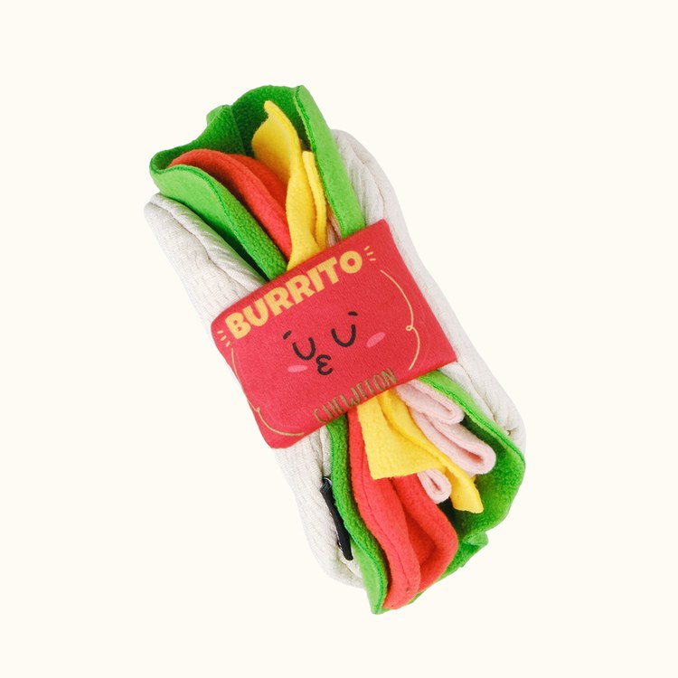 CHEWFFON 莎莎捲餅 藏食嗅聞玩具 啾啾聲 狗玩具 寵物玩具