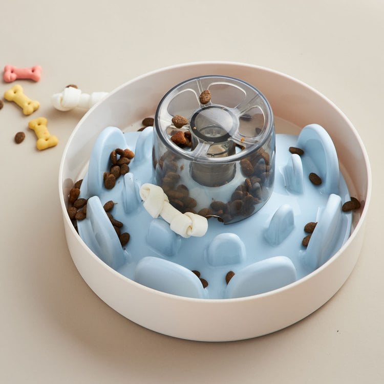 PetDreamHouse UFO迷宮 旋轉益智慢食碗(狗玩具｜藏食玩具)