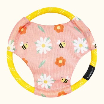 ZippyPaws 瘋狂追追趣 龜背芋/小雛菊 運動飛盤 狗玩具 寵物玩具