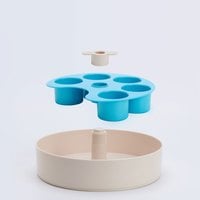 PetDreamHouse 調色盤 旋轉益智慢食碗(狗玩具｜藏食玩具)