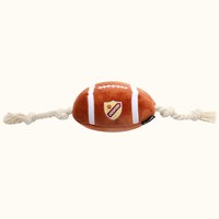 CHEWFFON 橄欖球繩 互動聲響玩具 啾啾聲 狗玩具 寵物玩具