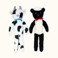 ZippyPaws 就愛在一起 綿羊&乳牛 啾啾聲 寵物玩具