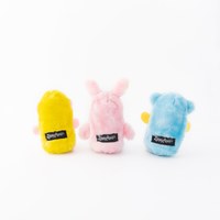 ZippyPaws 小猴、小兔、小熊 毛茸夥伴(三入) 寵物玩具
