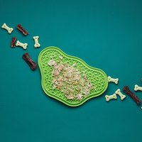 PetDreamHouse 爪爪星球口水舔食墊 青草綠(犬貓適用｜肉泥墊)