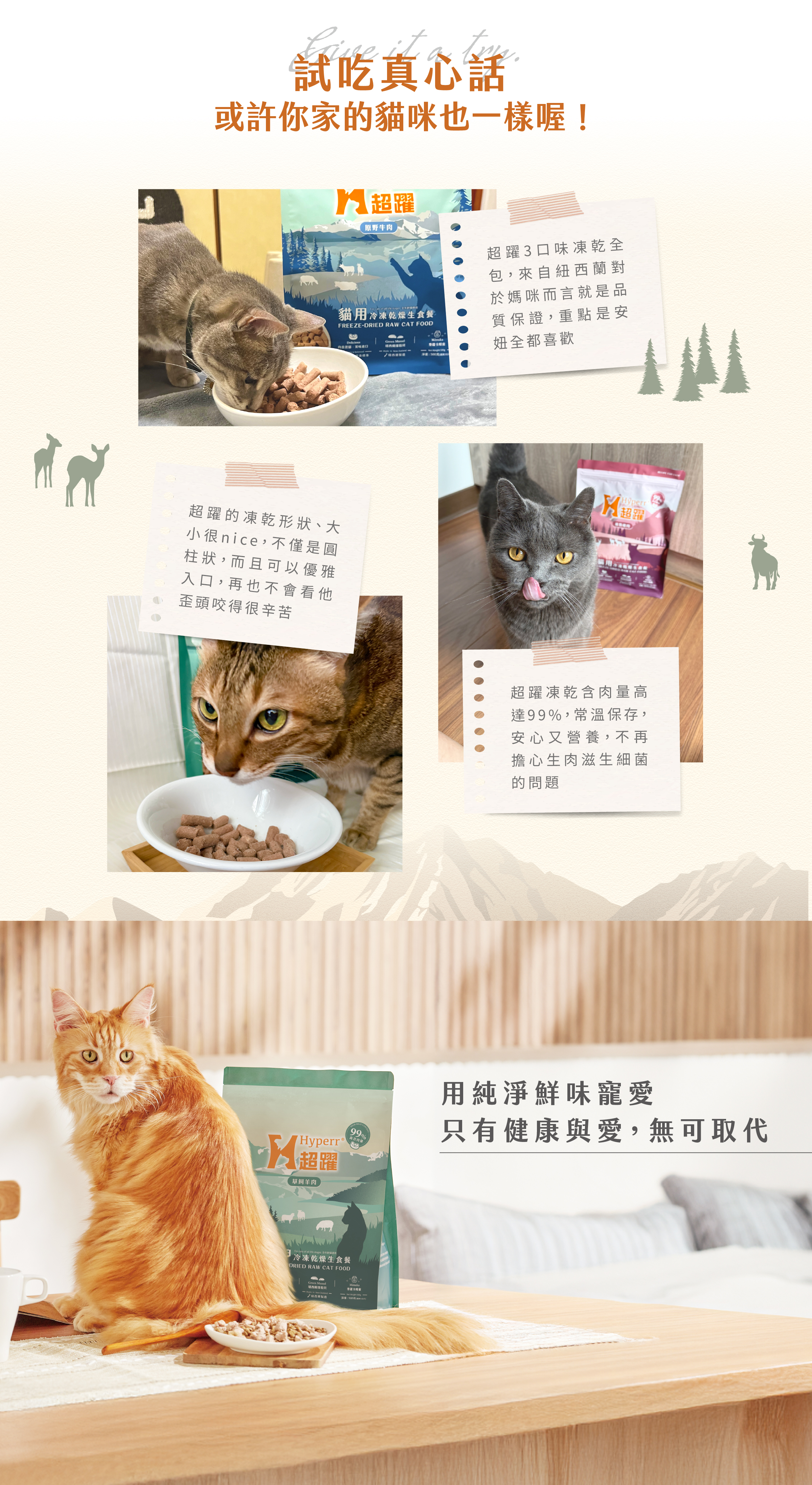 試吃真心話，寵物好評分享！